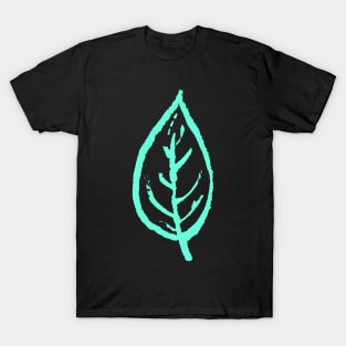 Leaf / Petrol T-Shirt